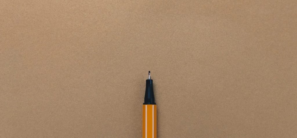 Yellow pencil tip